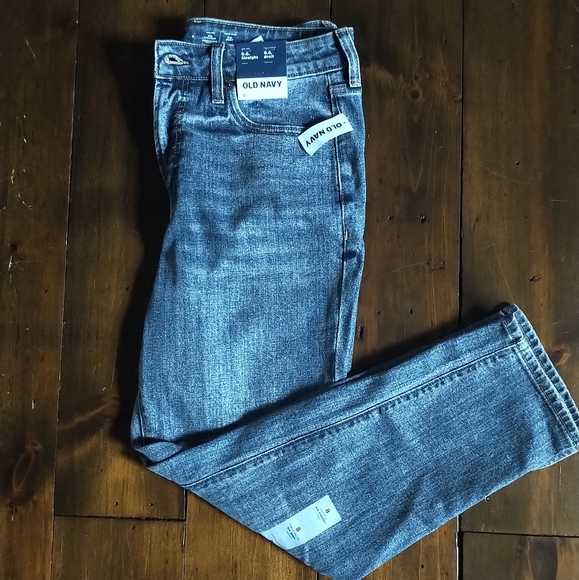 NWT Old Navy High Waisted OG Side-Slit Ankle Jeans - Picture 7 of 11